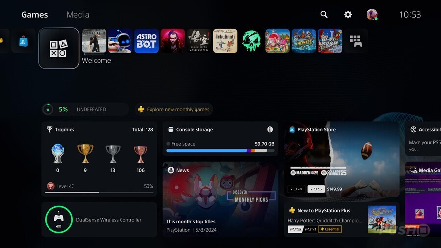Everything You Can Do in PS5's Welcome Hub 2